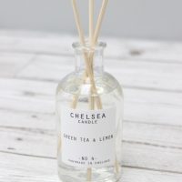 Hand poured Green Tea & Lemon Diffuser ChelseaCandleCo