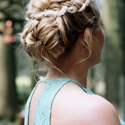 bridesmaid hair