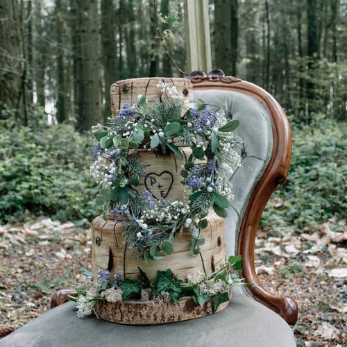 cake on a chair