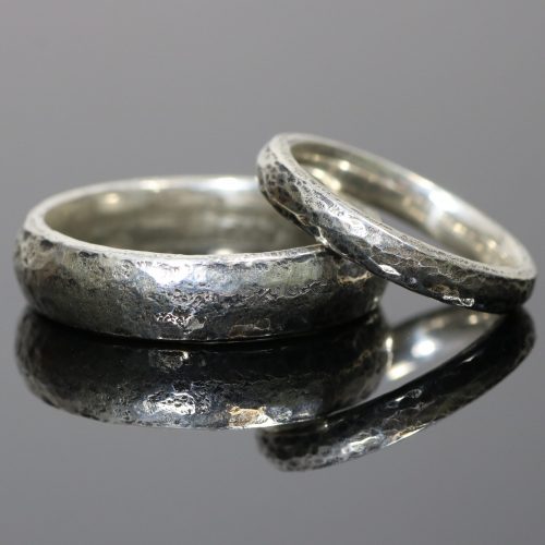 hammered rings